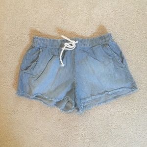 aerie Shorts - Aerie Denim Cut Off Fringe Shorts aerie Shorts - Aerie Denim Cut Off Fringe Shorts